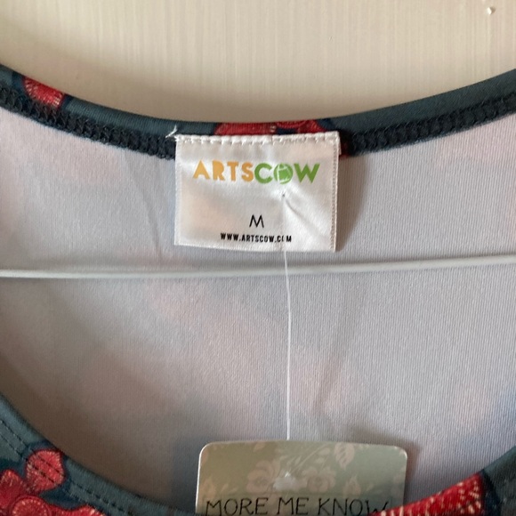 NWT Stranger Things Dress - Gray and Red size M - Picture 2 of 5